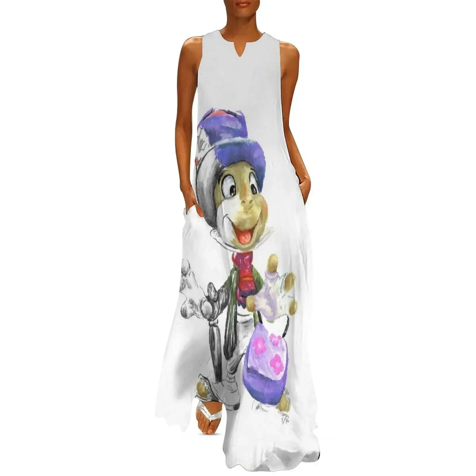 Charcoal and Oil - Jiminy Cricket Long Dress dress summer Women dresses summer women evening dress
Charcoal and Oil - Jiminy Cricket Long Dress dress summer Women dresses summer women evening dress