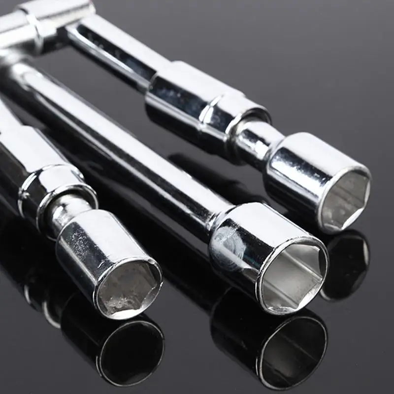 Lug Wrench for Car Heavy Duty 4 Way Tire Wrench Multi Size Nut Remover Foldable Portable Removal Tool for Repair
Lug Wrench for Car Heavy Duty 4 Way Tire Wrench Multi Size Nut Remover Foldable Portable Removal Tool for Repair