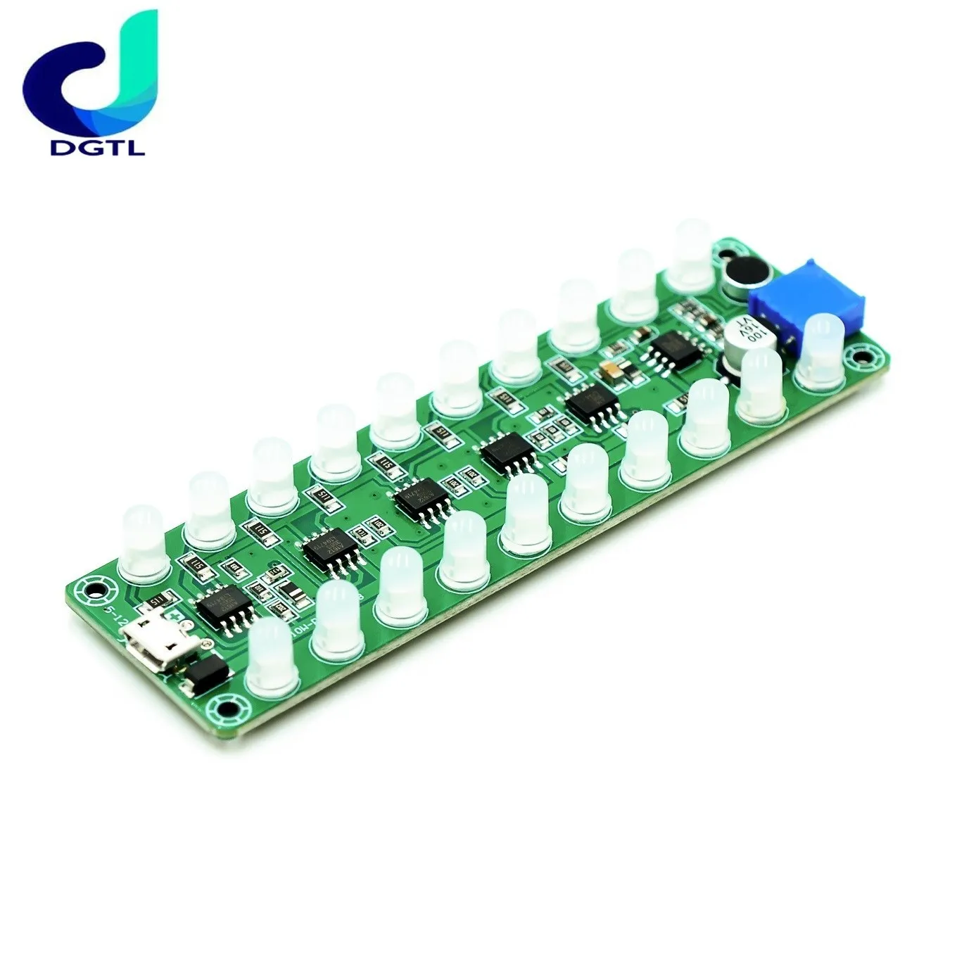 Acoustic sensing spectrum audio power amplifier level meter LED indicator flash melody light sound partner multi-color optional
Acoustic sensing spectrum audio power amplifier level meter LED indicator flash melody light sound partner multi-color optional