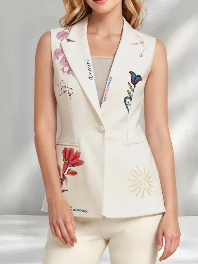 2026 Vest Women Sleeveless Jacket Coat Long Vest Blazer Formal Work Ladies Office Vintage Slim Suit Waistcoat Female Oversize
2026 Vest Women Sleeveless Jacket Coat Long Vest Blazer Formal Work Ladies Office Vintage Slim Suit Waistcoat Female Oversize
