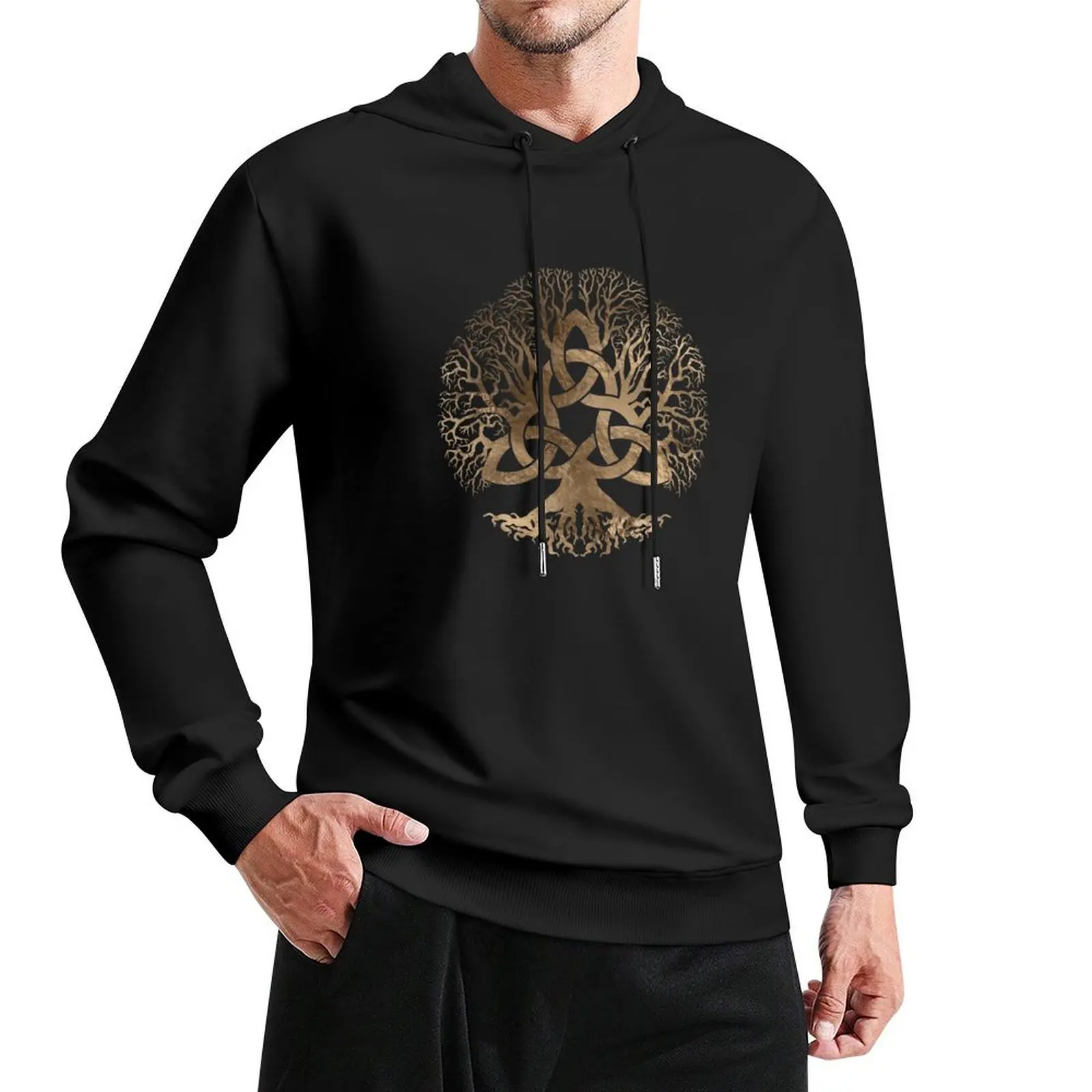 Tree of life -Yggdrasil with Triquetra Pullover Hoodie men's sweat-shirt autumn new products oversized hoodie
Tree of life -Yggdrasil with Triquetra Pullover Hoodie men's sweat-shirt autumn new products oversized hoodie