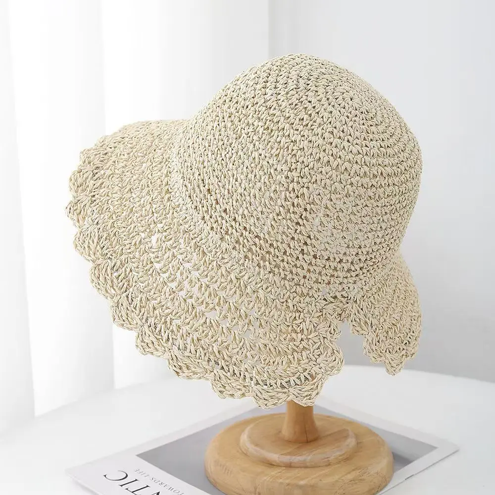 Women's Summer Hat Vintage Solid Color Sunscreen Beach Accessories Sun Hat Lady Bucket Hat Female Foldable Sunhat Sunshade
Women's Summer Hat Vintage Solid Color Sunscreen Beach Accessories Sun Hat Lady Bucket Hat Female Foldable Sunhat Sunshade