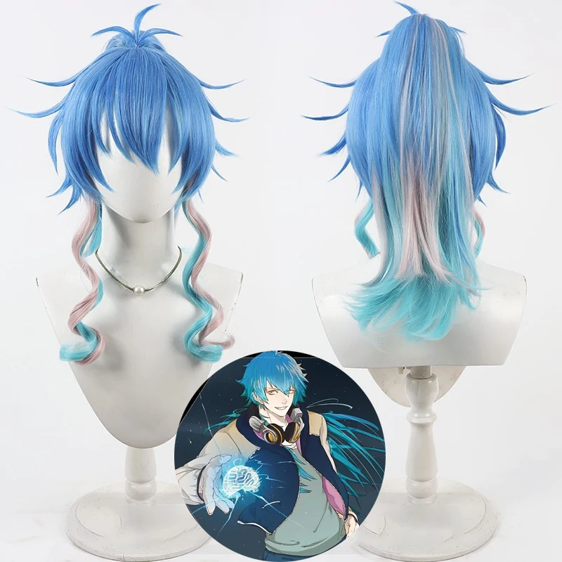 Seragaki Aoba Cosplay Wig Game DRAMAtical Murder Aoba Seragaki Blue Ponytail Hair Halloween Wigs Men Women + free wig cap
Seragaki Aoba Cosplay Wig Game DRAMAtical Murder Aoba Seragaki Blue Ponytail Hair Halloween Wigs Men Women + free wig cap