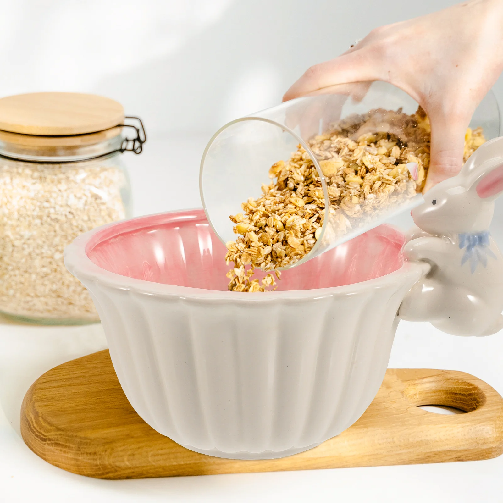 1Set Cute Rabbit-Shaped Ceramic Bowl Multi-Function Food Container for Breakfast Salad Seasoning Pastry Pudding Candy Snacks
1Set Cute Rabbit-Shaped Ceramic Bowl Multi-Function Food Container for Breakfast Salad Seasoning Pastry Pudding Candy Snacks