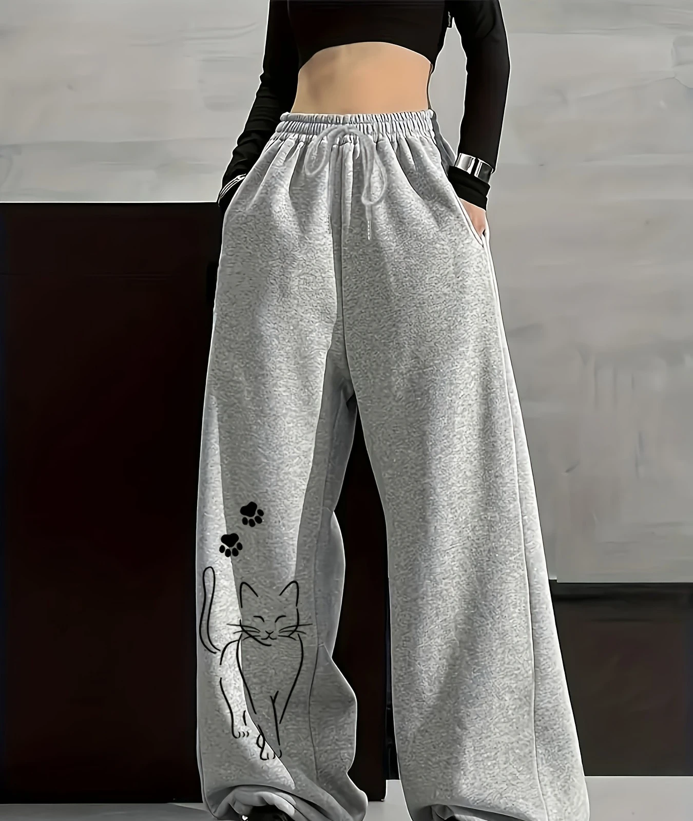 Autumn and Winter Fashion Casual Women's Pants, Solid Color Drawstring Pants, Casual Loose Sports Pants, Women's Fashion
Autumn and Winter Fashion Casual Women's Pants, Solid Color Drawstring Pants, Casual Loose Sports Pants, Women's Fashion