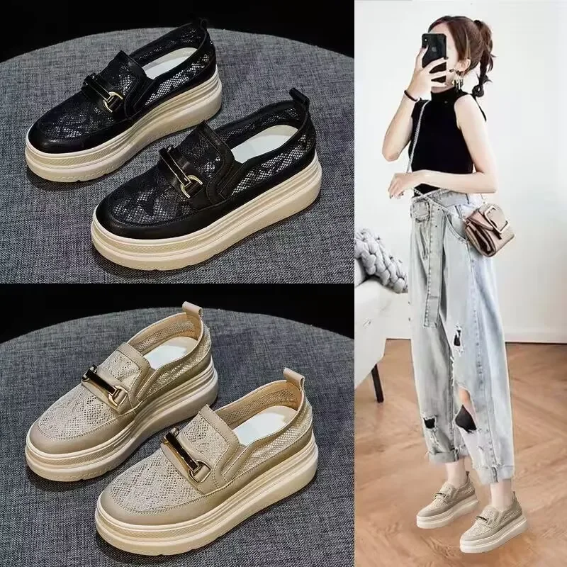 Thick Sole Satin Luxury Rhinestones Square Buckle Casual Platform Light Women's Shoes Running Shoes Zapatillas Zapatos De Mujer
Thick Sole Satin Luxury Rhinestones Square Buckle Casual Platform Light Women's Shoes Running Shoes Zapatillas Zapatos De Mujer