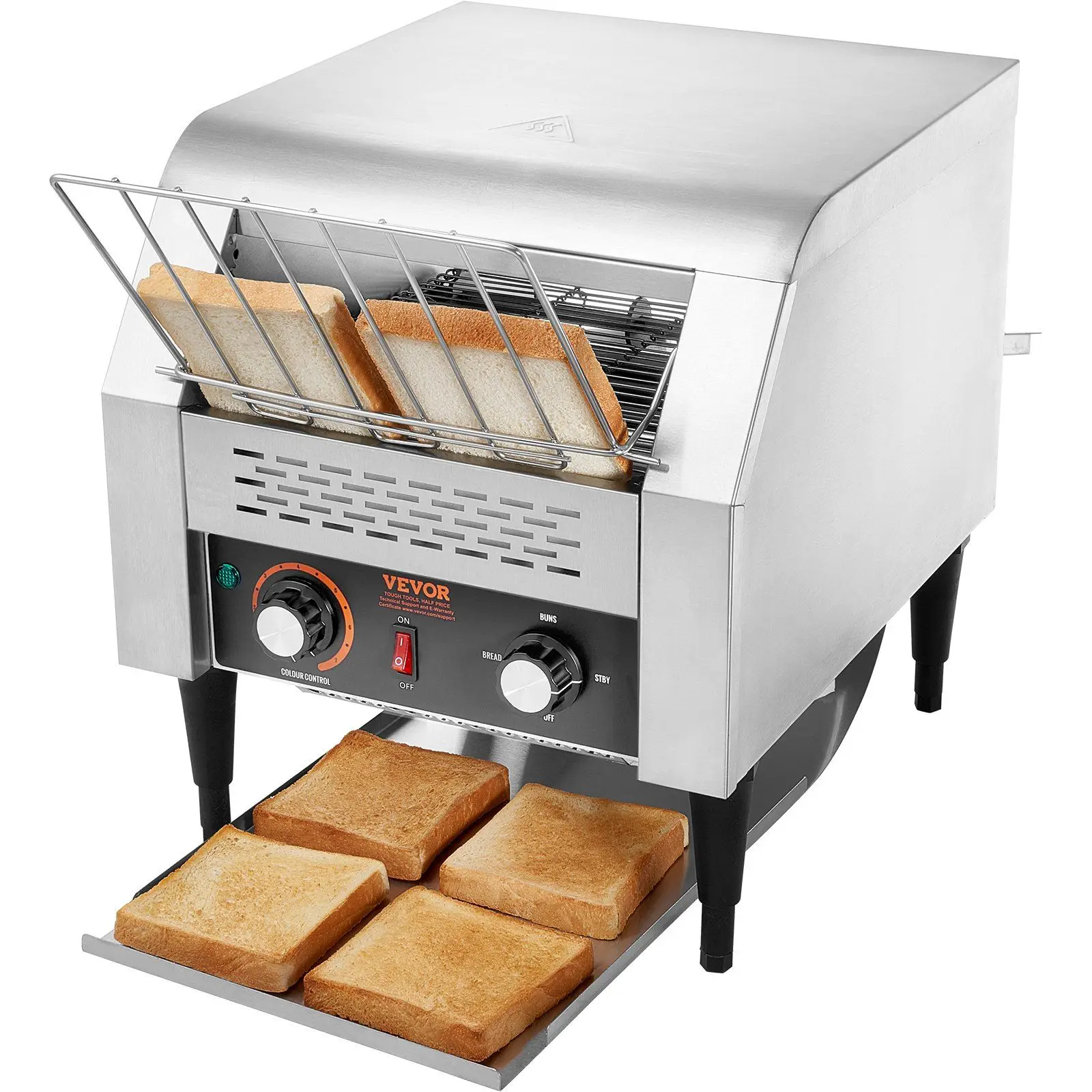 Heavy Duty Commercial Conveyor Toaster D0100HADD6Y 300 Slices/Hour Stainless Steel Restaurant Bagel Bread Bakery Equipment
Heavy Duty Commercial Conveyor Toaster D0100HADD6Y 300 Slices/Hour Stainless Steel Restaurant Bagel Bread Bakery Equipment