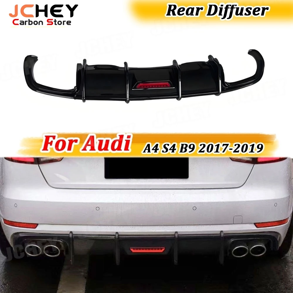 JCHEY Dry Carbon Fiber for Audi A4 S4 B9 2017-2019 Rear Bumper Lip Diffuser With LED FRP Rear Diffuser Spoiler ABS Body Kits
JCHEY Dry Carbon Fiber for Audi A4 S4 B9 2017-2019 Rear Bumper Lip Diffuser With LED FRP Rear Diffuser Spoiler ABS Body Kits