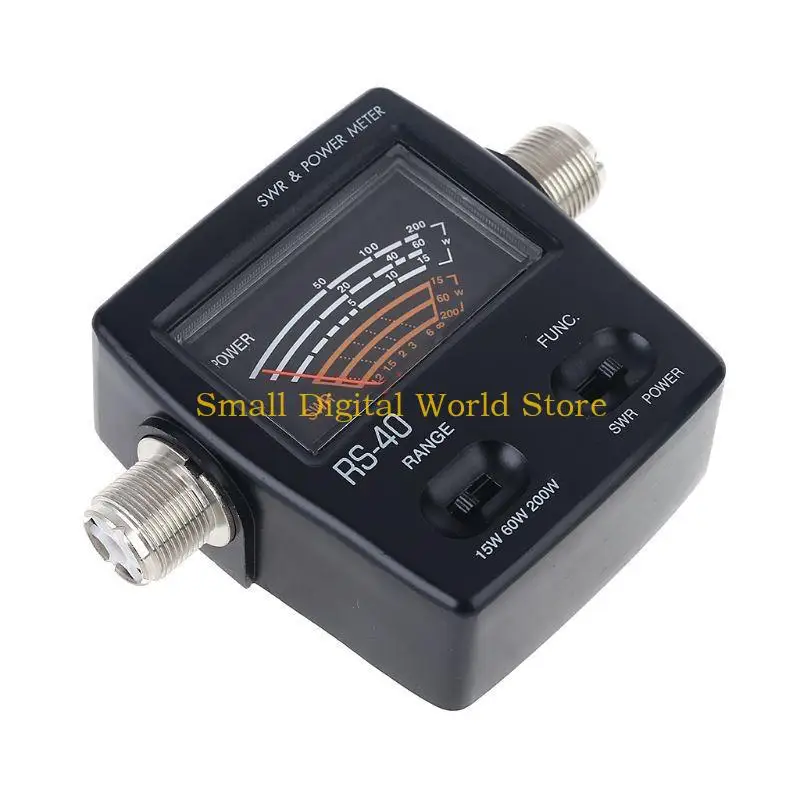 77UB RS-40 SWR/Watt Meter NISSEI 144/430mHz UHF/VHF for M Type Connector for TYT
77UB RS-40 SWR/Watt Meter NISSEI 144/430mHz UHF/VHF for M Type Connector for TYT