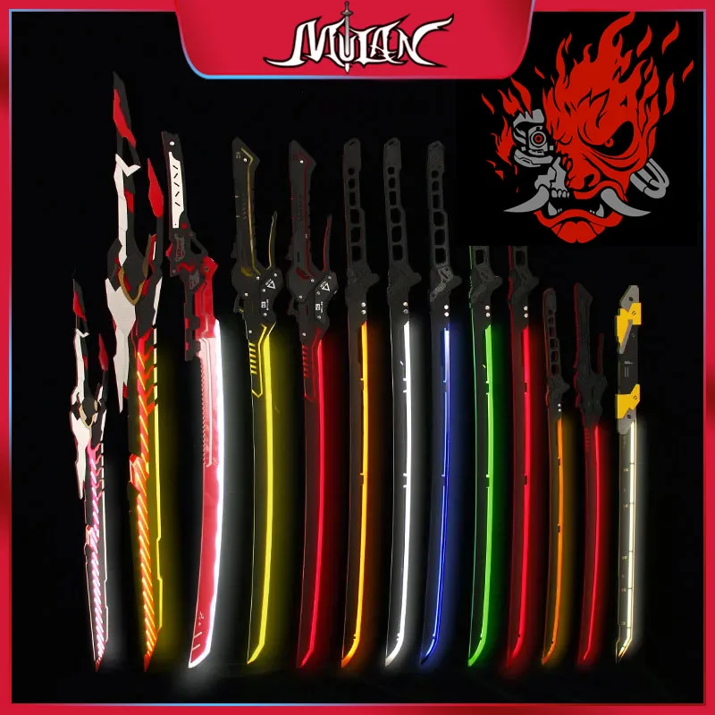 108cm Lightsword with Belt Rechargeable Glow Acrylic Cyberpunk Samurai Cosplay Knife Game Peripherals Comic Con Prop Katana Toy
108cm Lightsword with Belt Rechargeable Glow Acrylic Cyberpunk Samurai Cosplay Knife Game Peripherals Comic Con Prop Katana Toy