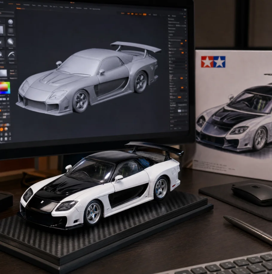 1:24 RX7 RX-7 FD3S JDM Sports Car Model Diecast Metal Toy Vehicles Car Model Sound Light Collection Toy Gift
1:24 RX7 RX-7 FD3S JDM Sports Car Model Diecast Metal Toy Vehicles Car Model Sound Light Collection Toy Gift