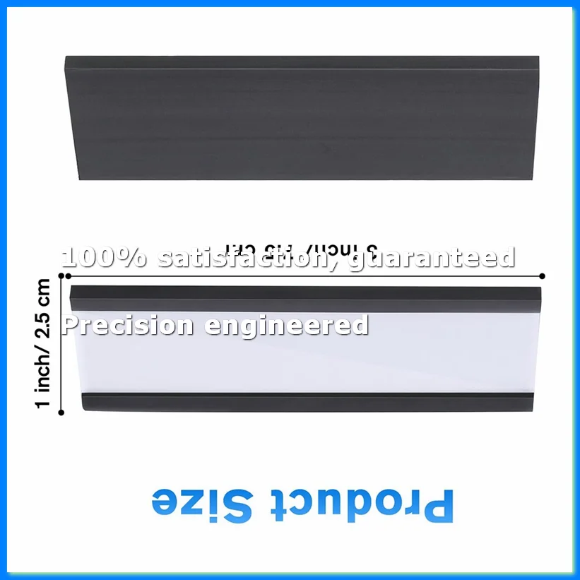 100 Pack Magnetic Label Holder C Channel Magnetic Labels, Magnetic Data Card Holder with Clear Plastic Protector-A69M
100 Pack Magnetic Label Holder C Channel Magnetic Labels, Magnetic Data Card Holder with Clear Plastic Protector-A69M