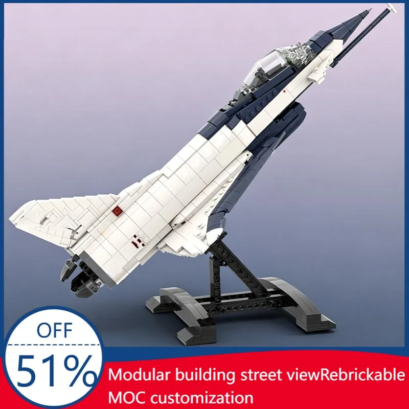 1142PCS X-31 EFM Demonstrator X-Plane MOC Model Custom Blocks DIY Assembly Educational Toy Children Aviation Fans Display Gift
1142PCS X-31 EFM Demonstrator X-Plane MOC Model Custom Blocks DIY Assembly Educational Toy Children Aviation Fans Display Gift