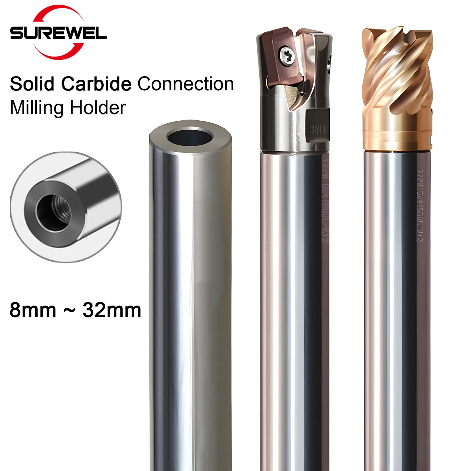 CNC Carbide Connection Shock Resistant Tool Rod shockproof vibration Modular Type Screwed Connection Milling Cutter 8 to 32mm
CNC Carbide Connection Shock Resistant Tool Rod shockproof vibration Modular Type Screwed Connection Milling Cutter 8 to 32mm