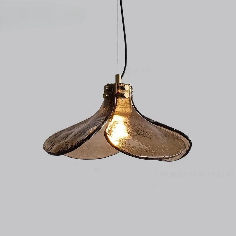 Wabi Sabi style bedroom headboard four leaf clover tea colored all copper pendant light retro restaurant glass lighting
Wabi Sabi style bedroom headboard four leaf clover tea colored all copper pendant light retro restaurant glass lighting