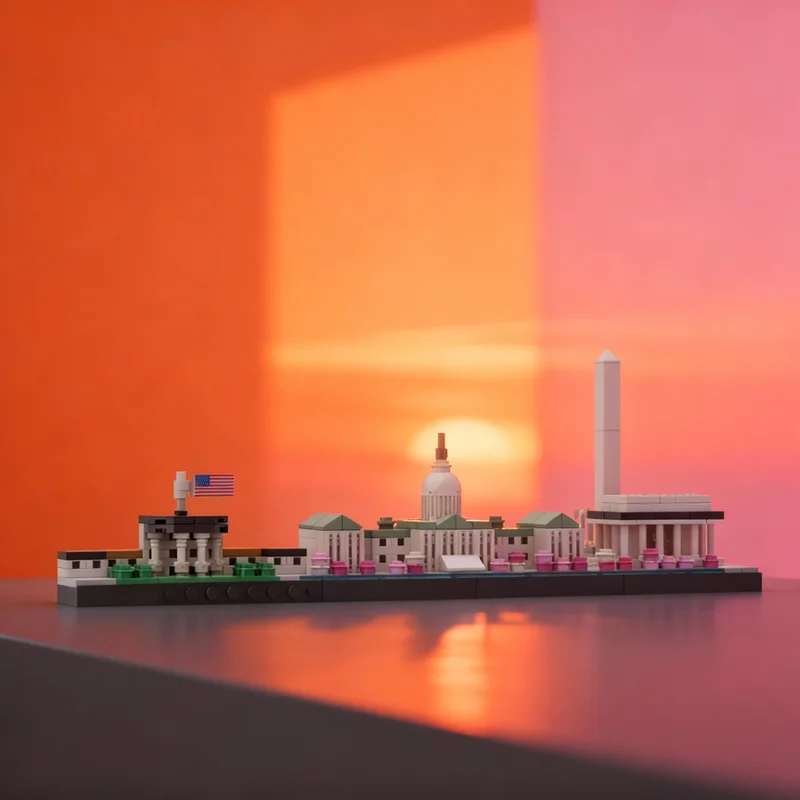 335 деталей MOC Architecture: Модель городской панорамы Вашингтона, конструктор, развивающая игрушка, рождественский подарок, кирпичики для детей, подарок на день рождения
335 деталей MOC Architecture: Модель городской панорамы Вашингтона, конструктор, развивающая игрушка, рождественский подарок, кирпичики для детей, подарок на день рождения