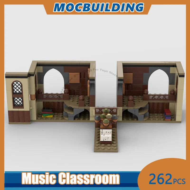 MOC Building Blocks Music Classroom Model DIY Assemble Bricks Collection Display Architecture Educational Toys Gifts 262PCS
MOC Building Blocks Music Classroom Model DIY Assemble Bricks Collection Display Architecture Educational Toys Gifts 262PCS