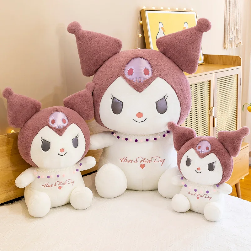 40-90 см Sanrio Милая мультяшная кавайная плюшевая игрушка Kuromi кукла Маленький Дьявол детская подушка для дня рождения девочка украшение комнаты
40-90 см Sanrio Милая мультяшная кавайная плюшевая игрушка Kuromi кукла Маленький Дьявол детская подушка для дня рождения девочка украшение комнаты