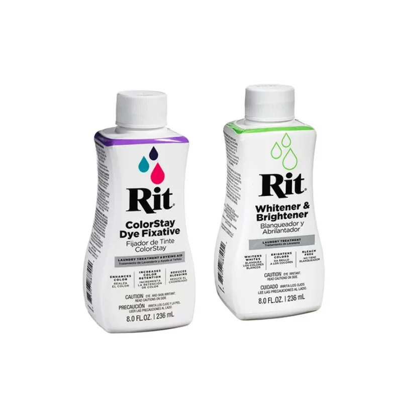 236ML Textile Auxiliary Dye Fixative Color Lock Anti-fading Whitening Brightening Agent for Fabric Yarn Clothes Color Enhance
236ML Textile Auxiliary Dye Fixative Color Lock Anti-fading Whitening Brightening Agent for Fabric Yarn Clothes Color Enhance
