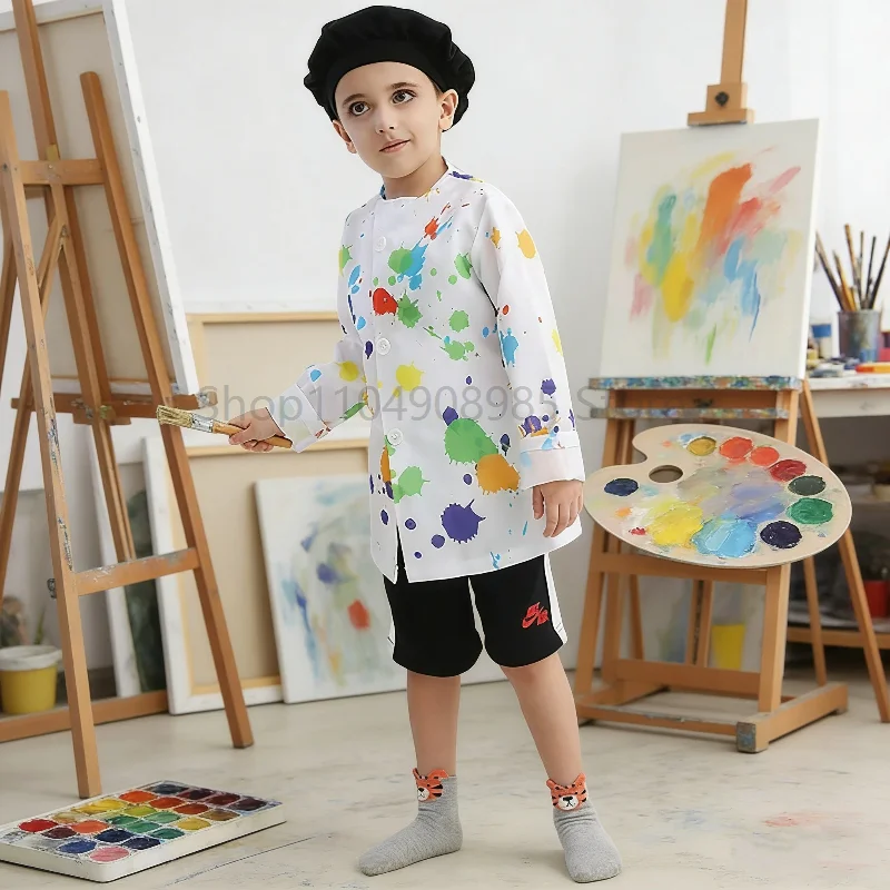 enfant Painter Cosplay Costume World Book Day Professional Role-Playing Kindergarten Stage Performance Costumes
enfant Painter Cosplay Costume World Book Day Professional Role-Playing Kindergarten Stage Performance Costumes