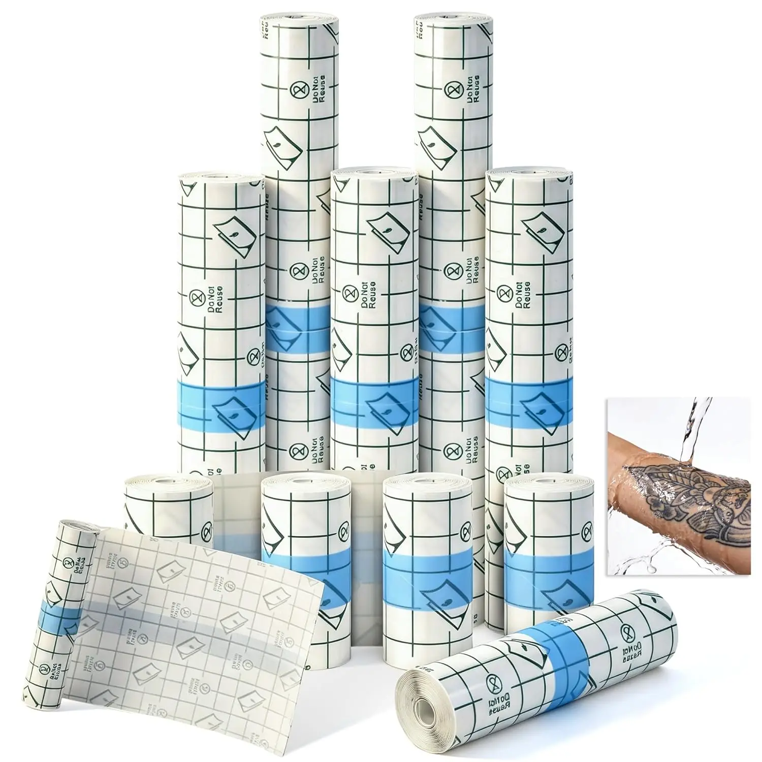 Narkasy 10/5/2M Waterproof Tattoo Film PU Tape Aftercare Protective Skin Healing Tattoo Adhesive Repairing Bandages Tattoo
Narkasy 10/5/2M Waterproof Tattoo Film PU Tape Aftercare Protective Skin Healing Tattoo Adhesive Repairing Bandages Tattoo