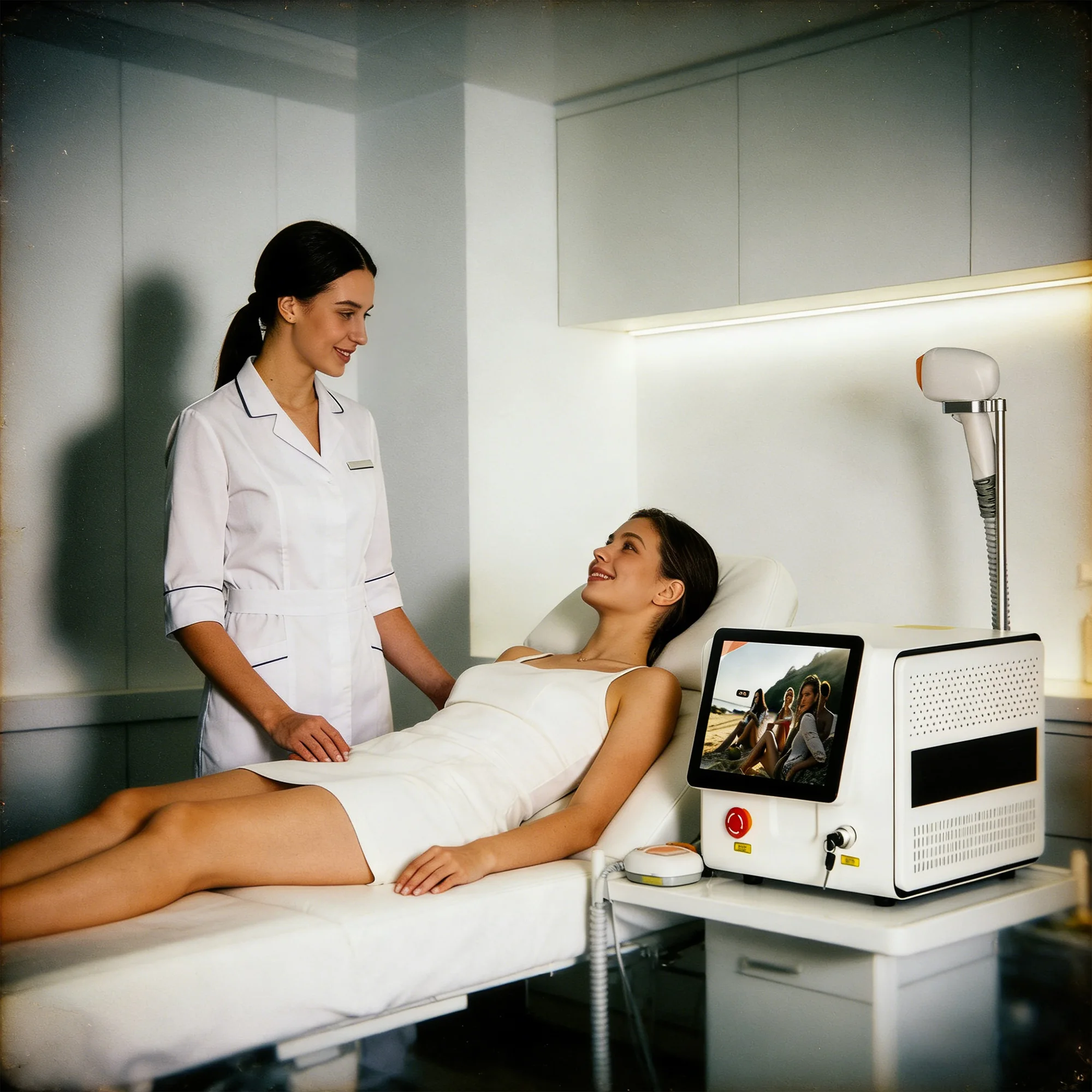 Professional Diode Ice Titanium Laser Hair Removal Machine Portable 808 755 1064 Alexandrite Device 3 Waves Permanent Removal
Professional Diode Ice Titanium Laser Hair Removal Machine Portable 808 755 1064 Alexandrite Device 3 Waves Permanent Removal