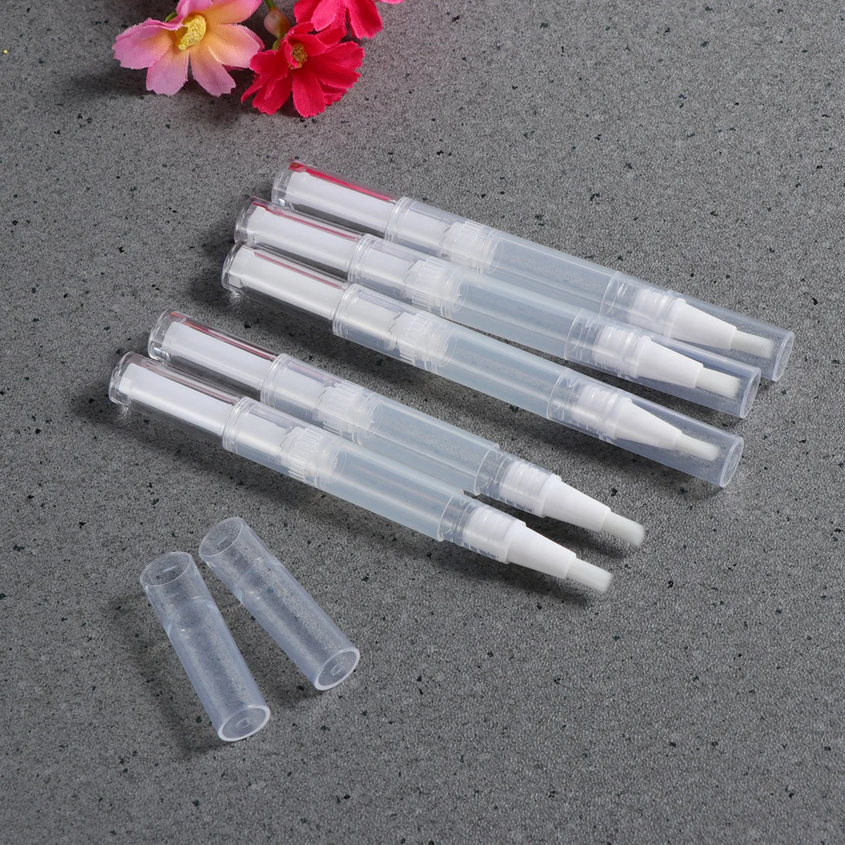 5pcs 3ml Transparent Pens Empty Nail Oil Pen with Brush Tip Container Applicators Eyelash Growth Liquid Tube
5pcs 3ml Transparent Pens Empty Nail Oil Pen with Brush Tip Container Applicators Eyelash Growth Liquid Tube