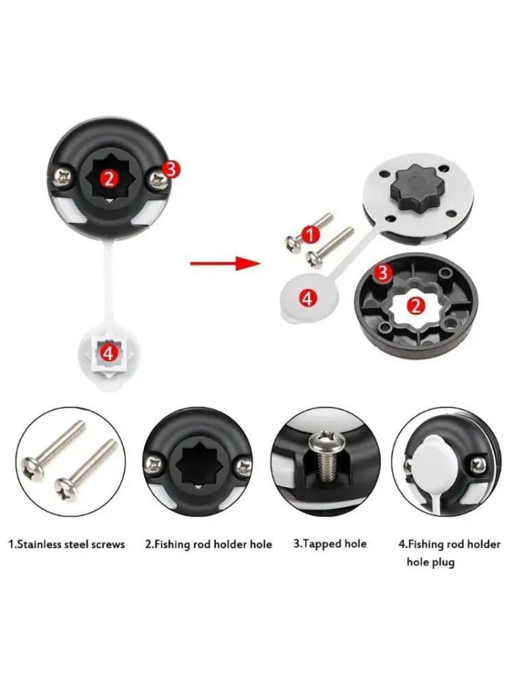 652F Fishing Rod Holder Mount Base Tethers Base Canoe Kayaks Star Mount Base Bracket
652F Fishing Rod Holder Mount Base Tethers Base Canoe Kayaks Star Mount Base Bracket