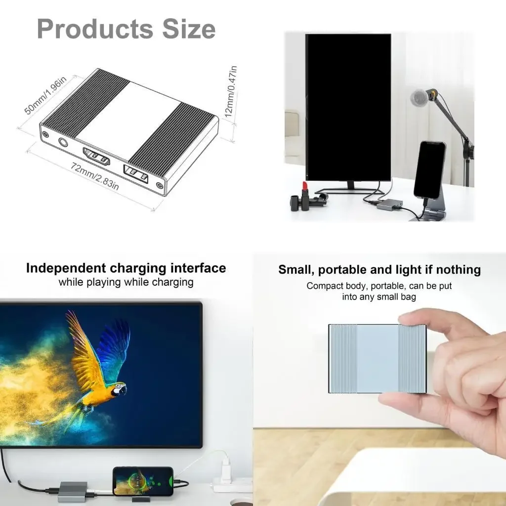 Адаптер беспроводного дисплея High Clear HDTV с функцией зарядки для телефона/планшета на HDTV/проекторы/мониторы для просмотра
Адаптер беспроводного дисплея High Clear HDTV с функцией зарядки для телефона/планшета на HDTV/проекторы/мониторы для просмотра