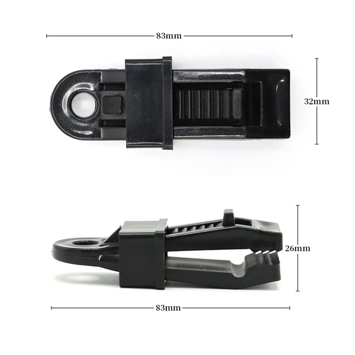 ABMW-20PCS Push-Pull Tent Clips Tent Attachment Clips Outdoor Camping Tent Hooks Windproof Strap Barb Clips-Black
ABMW-20PCS Push-Pull Tent Clips Tent Attachment Clips Outdoor Camping Tent Hooks Windproof Strap Barb Clips-Black