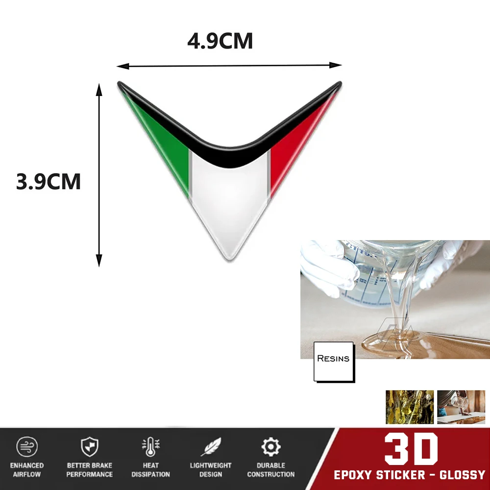 Waterproof 3D Resin Tri-Color Flag of Italy Sticker – Decorative Emblem for Ducati & Vespa GTS 300 / GTV / LX / Sprintl
Waterproof 3D Resin Tri-Color Flag of Italy Sticker – Decorative Emblem for Ducati & Vespa GTS 300 / GTV / LX / Sprintl
