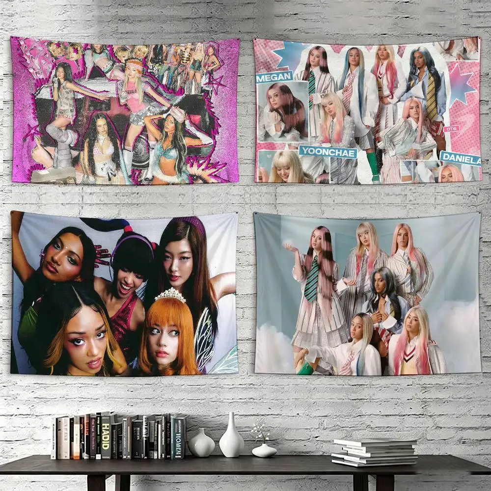 Hot Music Band K-KATSEYE Flags Suitable For Party Club Outdoor Interior Wall Decoration Banner Fans Gift
Hot Music Band K-KATSEYE Flags Suitable For Party Club Outdoor Interior Wall Decoration Banner Fans Gift