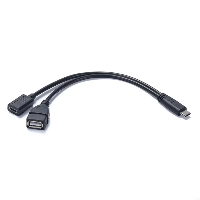 462B Versatility Type C And USB OTG Adapter Cable For Continuous Streaming Charging
462B Versatility Type C And USB OTG Adapter Cable For Continuous Streaming Charging