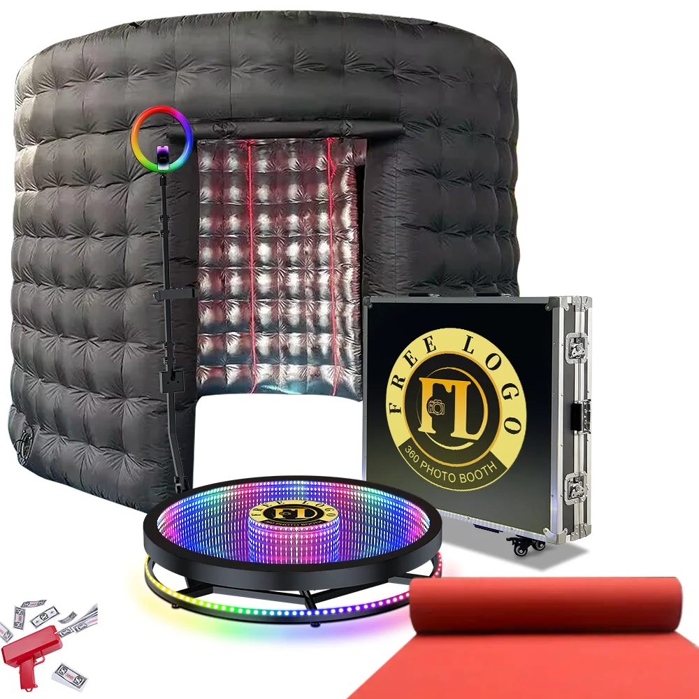 Automatic Glass 360 Photo Booth with Portable Inflatable LED Background Free Custom Logo 360 Video Camera Booth for Party Events
Automatic Glass 360 Photo Booth with Portable Inflatable LED Background Free Custom Logo 360 Video Camera Booth for Party Events
