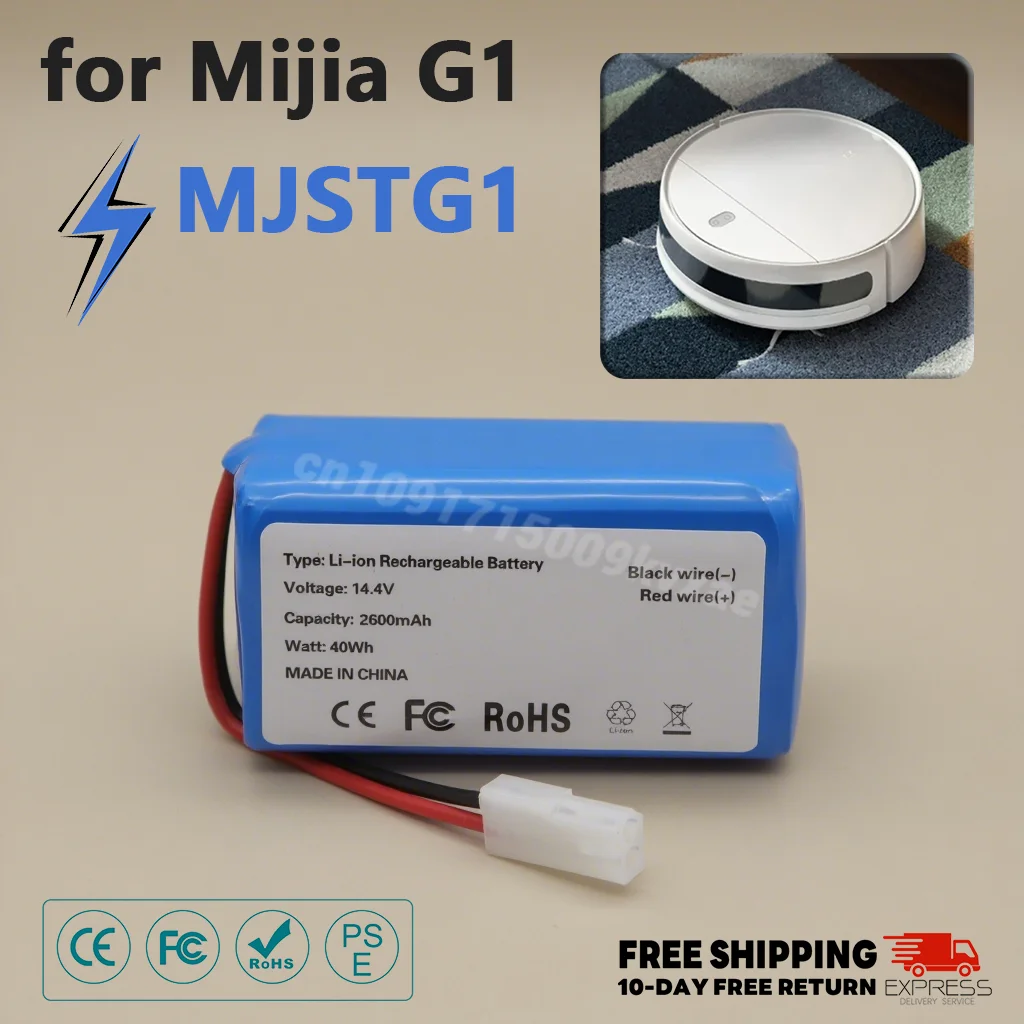 High - Quality 14.4V 2600mAh Li - ion Battery, Ideal for Xiaomi G1 MI Vacuum Mop & Crucial for MJSTG1 H18650CH R30 Parts
High - Quality 14.4V 2600mAh Li - ion Battery, Ideal for Xiaomi G1 MI Vacuum Mop & Crucial for MJSTG1 H18650CH R30 Parts