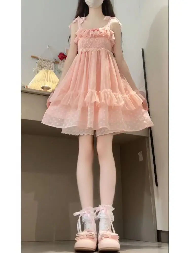 Summer New Sweet Vintage 2-piece Set Women Cottagecore Kawaii Sleeveless Pink Loose Tops Female Fashion Casual High-waist Skirt
Summer New Sweet Vintage 2-piece Set Women Cottagecore Kawaii Sleeveless Pink Loose Tops Female Fashion Casual High-waist Skirt