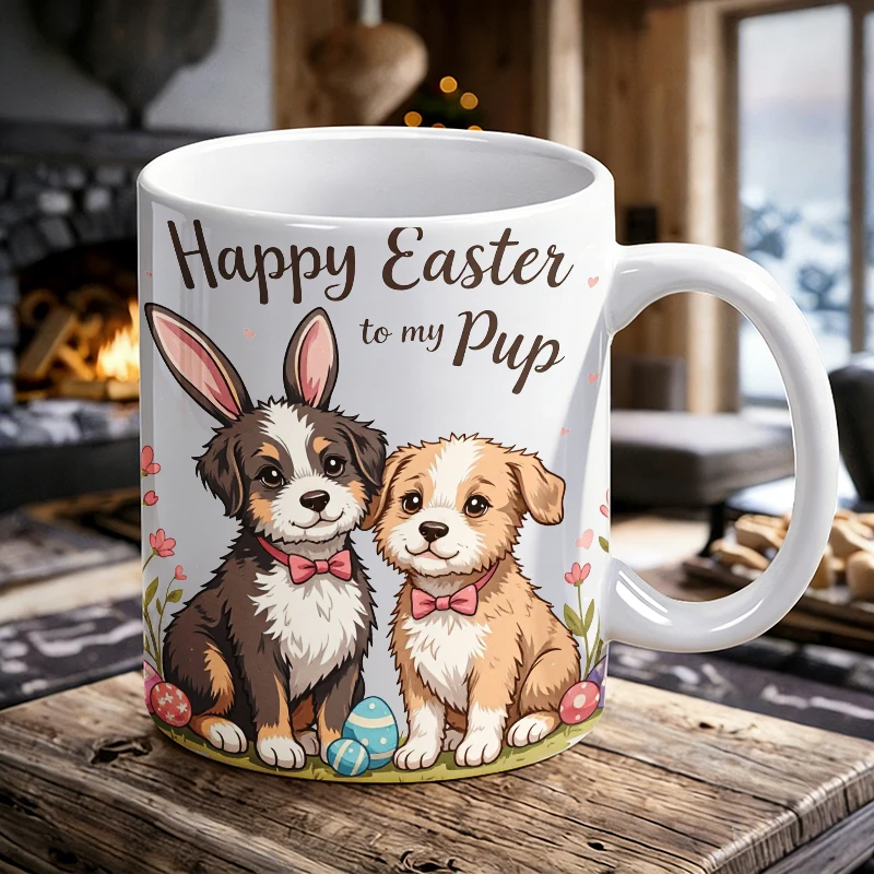 1pcs Easter Dog Cute Pet Ceramic Cup, Coffee Cup, Milk Cup, Office Tea Cup, Drinking Cup, Fade-Resistant, Gift for Friends
1pcs Easter Dog Cute Pet Ceramic Cup, Coffee Cup, Milk Cup, Office Tea Cup, Drinking Cup, Fade-Resistant, Gift for Friends