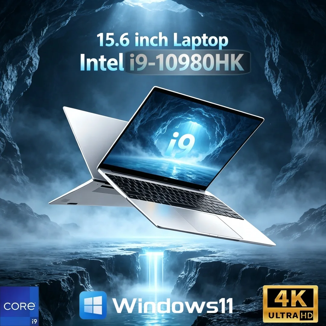 New Ultra Slim Laptop Intel i9-10980HK 15.6" 32GB RAM 2TB SSD Gaming PC Office Study Computer PC Windows 11 Pro
New Ultra Slim Laptop Intel i9-10980HK 15.6" 32GB RAM 2TB SSD Gaming PC Office Study Computer PC Windows 11 Pro