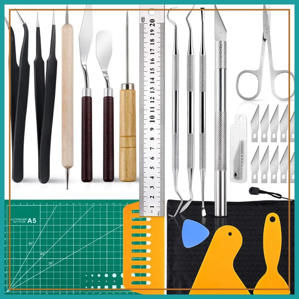 28 PCS Precision Craft Tools Set for Weeding Vinyl, DIY Art, Scrapbooking
28 PCS Precision Craft Tools Set for Weeding Vinyl, DIY Art, Scrapbooking