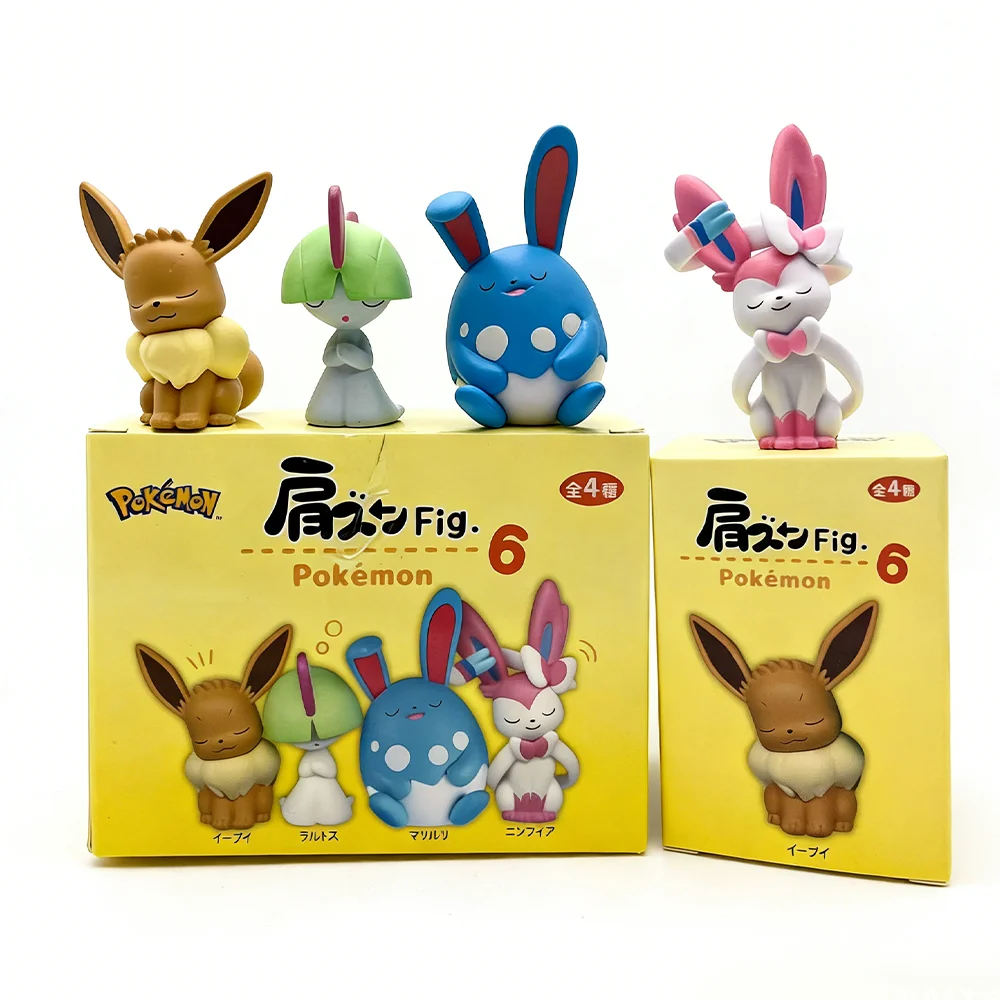 Pokemon Blind Box Eevee Ralts Azumarill Tilting Head Shoulder Collectible Anime Figures Toy Model Gifts for Ornaments
Pokemon Blind Box Eevee Ralts Azumarill Tilting Head Shoulder Collectible Anime Figures Toy Model Gifts for Ornaments