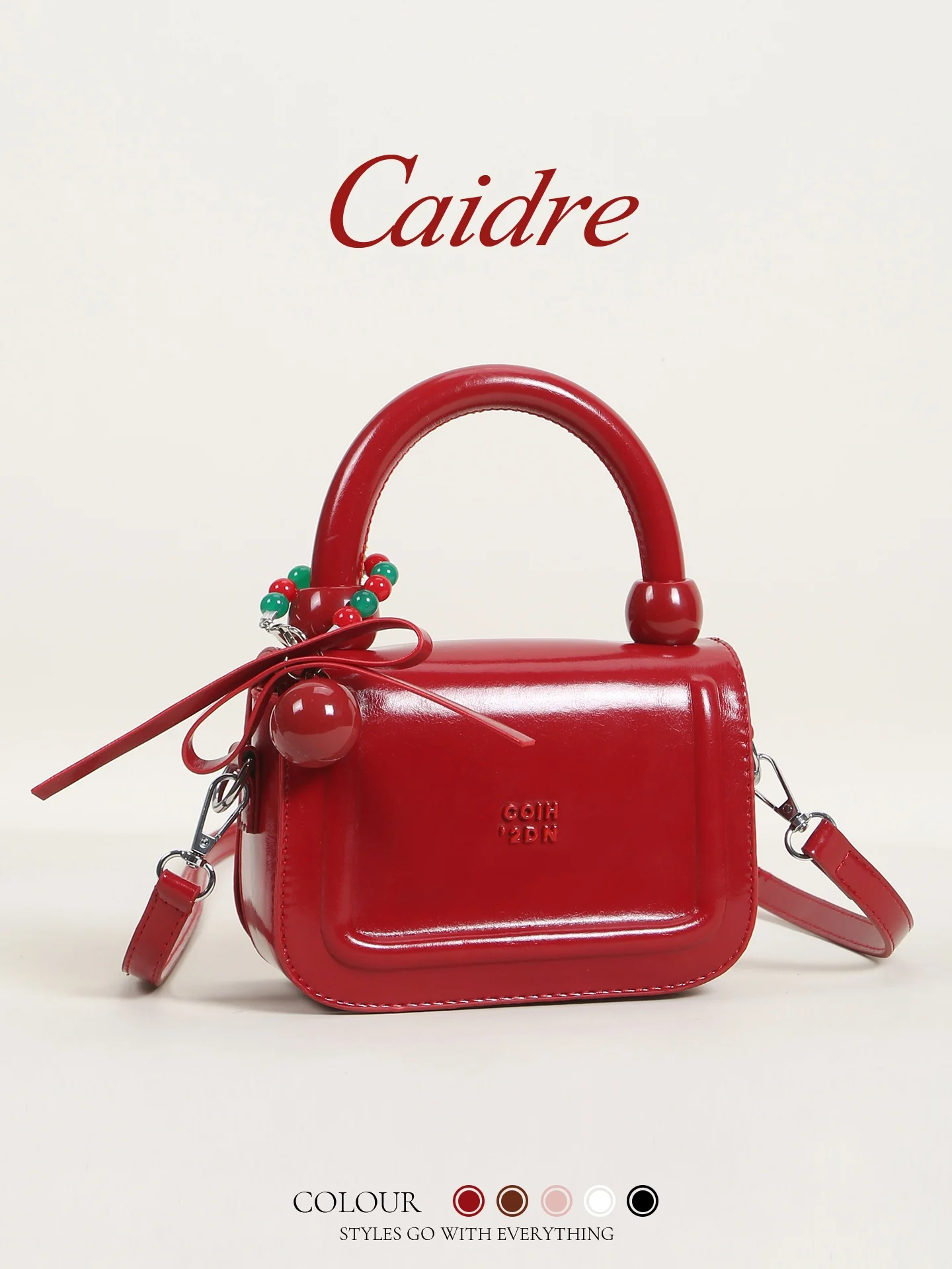 Caidre Red Commuter Shoulder Handbag Women's New 2026 Fashion Sensation Small Square Bag Crossbody Bag Soft PU Leather
Caidre Red Commuter Shoulder Handbag Women's New 2026 Fashion Sensation Small Square Bag Crossbody Bag Soft PU Leather