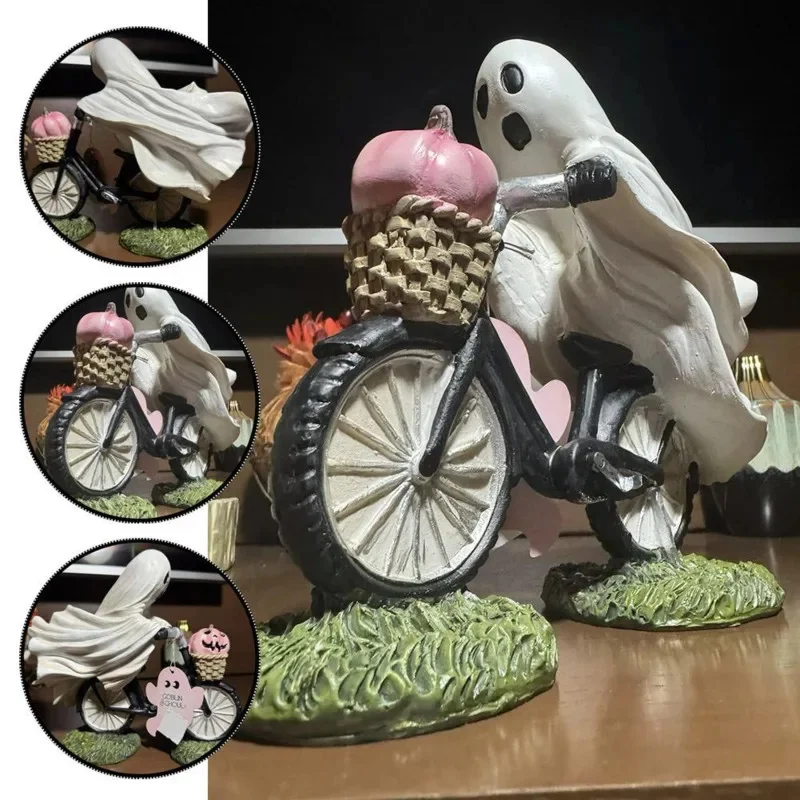 New Halloween White Ghost Pumpkin Bicycle Ornament Creative Hell Messenger Festival Party Gift Prop Home Desktop Decoration
New Halloween White Ghost Pumpkin Bicycle Ornament Creative Hell Messenger Festival Party Gift Prop Home Desktop Decoration
