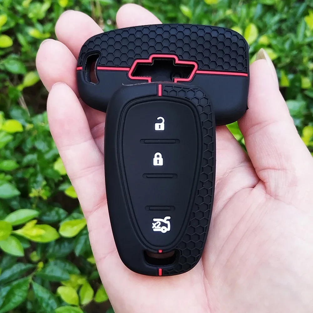 New Fashion Silicone Car Key Cover FOB Case for Chevrolet Cruze Spark Onix Volt Aveo Sonic Smart Remote Key Holder Bag Protector
New Fashion Silicone Car Key Cover FOB Case for Chevrolet Cruze Spark Onix Volt Aveo Sonic Smart Remote Key Holder Bag Protector