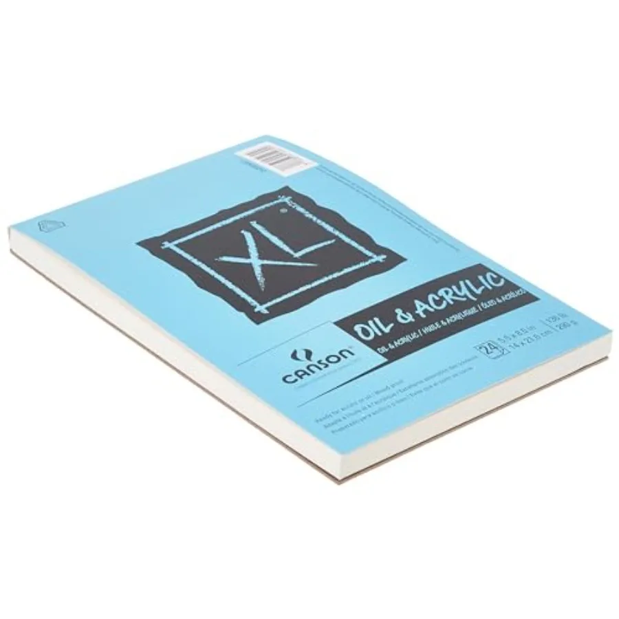 XL Series Oil and Acrylic Paper, Foldover Pad, 5.5x8.5 Inch, 24 Sheets 136lb/290g - Artist Paper for Adults and Students
XL Series Oil and Acrylic Paper, Foldover Pad, 5.5x8.5 Inch, 24 Sheets 136lb/290g - Artist Paper for Adults and Students
