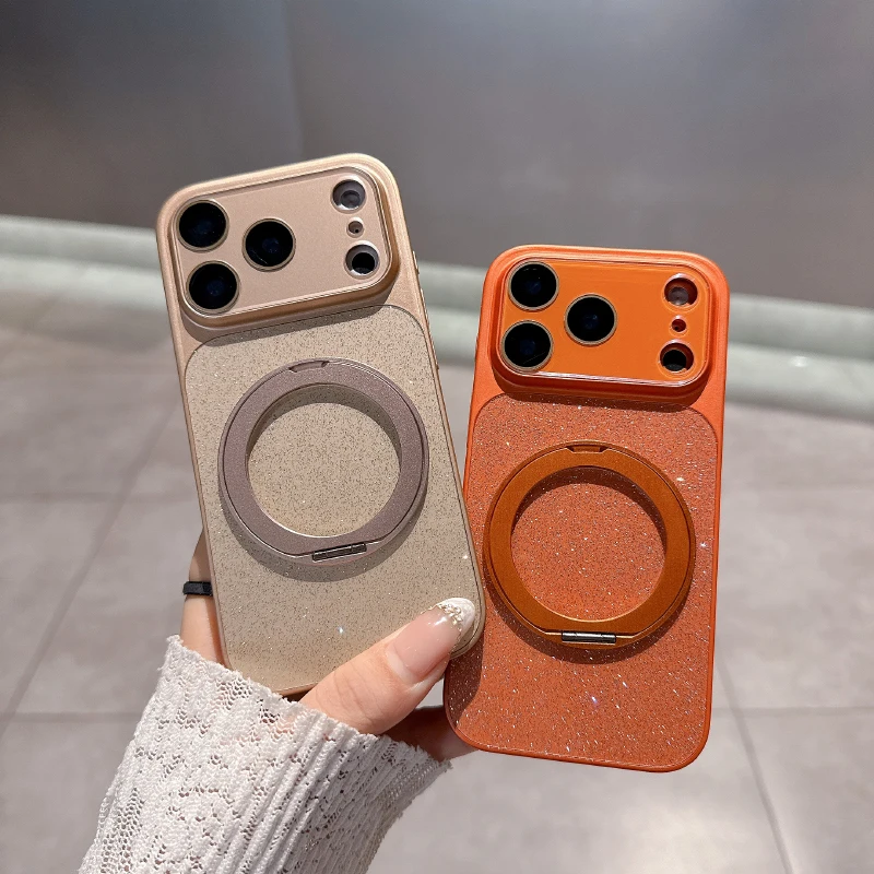 360°Rotating Metal Magnetic Car Holder Ring Glitter Phone Case For iPhone 17 Pro Max 15 13 12 11 14 16 Pro Max Bumper Back Cover
360°Rotating Metal Magnetic Car Holder Ring Glitter Phone Case For iPhone 17 Pro Max 15 13 12 11 14 16 Pro Max Bumper Back Cover