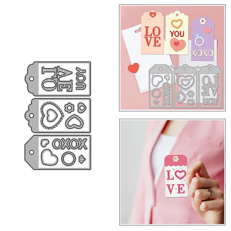 Creative Tags Metal Cutting Dies for DIY Scrapbook Album Paper Card Decoration Crafts Embossing New Dies
Creative Tags Metal Cutting Dies for DIY Scrapbook Album Paper Card Decoration Crafts Embossing New Dies