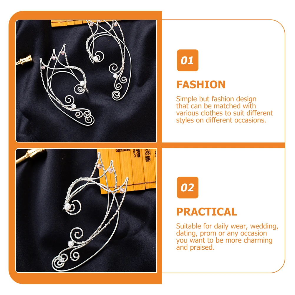 Elf Earrings for Fairy Costume Woman Christmas Cuffs Non Piercing Accessories Women Miss
Elf Earrings for Fairy Costume Woman Christmas Cuffs Non Piercing Accessories Women Miss