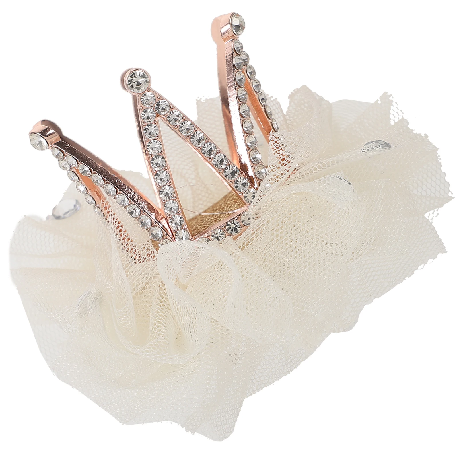 1pc Crown Clip Rhinestone Embellished Hair Accessories Beige Durable Travel Lightweight Bang Clip For Hair Styling
1pc Crown Clip Rhinestone Embellished Hair Accessories Beige Durable Travel Lightweight Bang Clip For Hair Styling