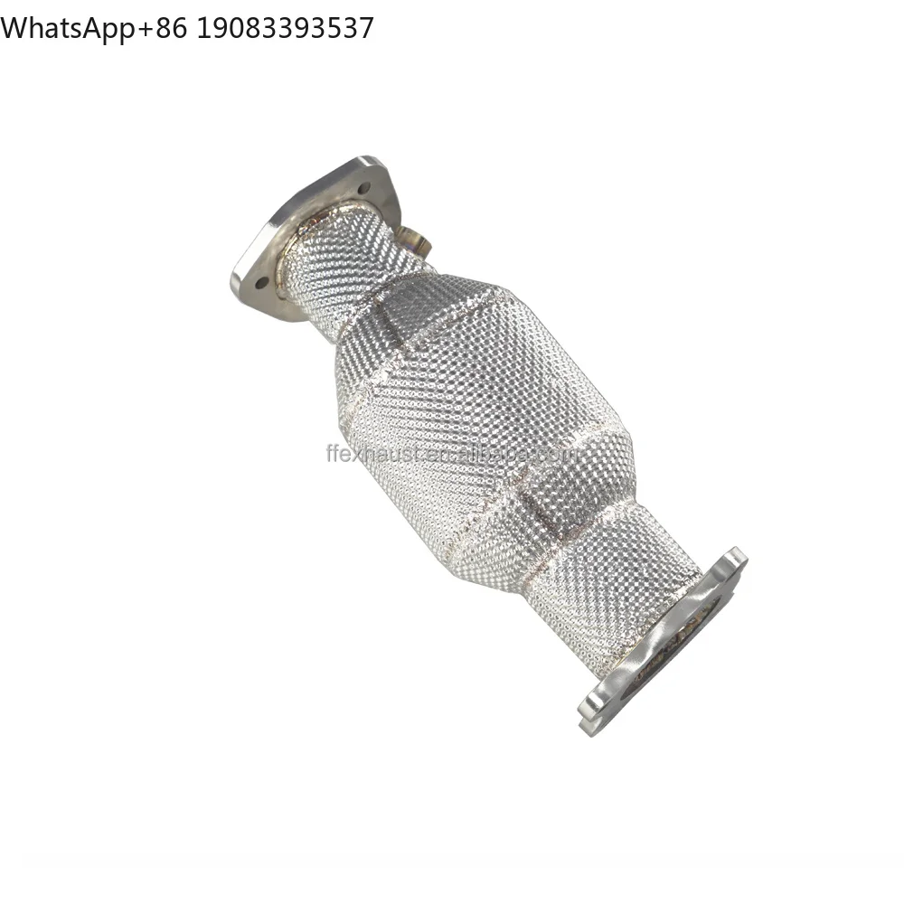 Hot Sale 304 Stainless Steel Heat Shield Catted Exhaust Downpipe for Audi A4 A5 A6 A7 Q5 2.0T
Hot Sale 304 Stainless Steel Heat Shield Catted Exhaust Downpipe for Audi A4 A5 A6 A7 Q5 2.0T