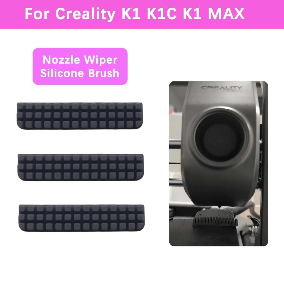 For Creality K1 K1C K1 MAX Nozzle Wiper Silicone Brush 3D Printer Nozzle Cleaner Tool K1 Wipe 3D Printer Cleaning Accessories
For Creality K1 K1C K1 MAX Nozzle Wiper Silicone Brush 3D Printer Nozzle Cleaner Tool K1 Wipe 3D Printer Cleaning Accessories